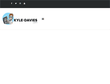 Tablet Screenshot of kyle-davies.com